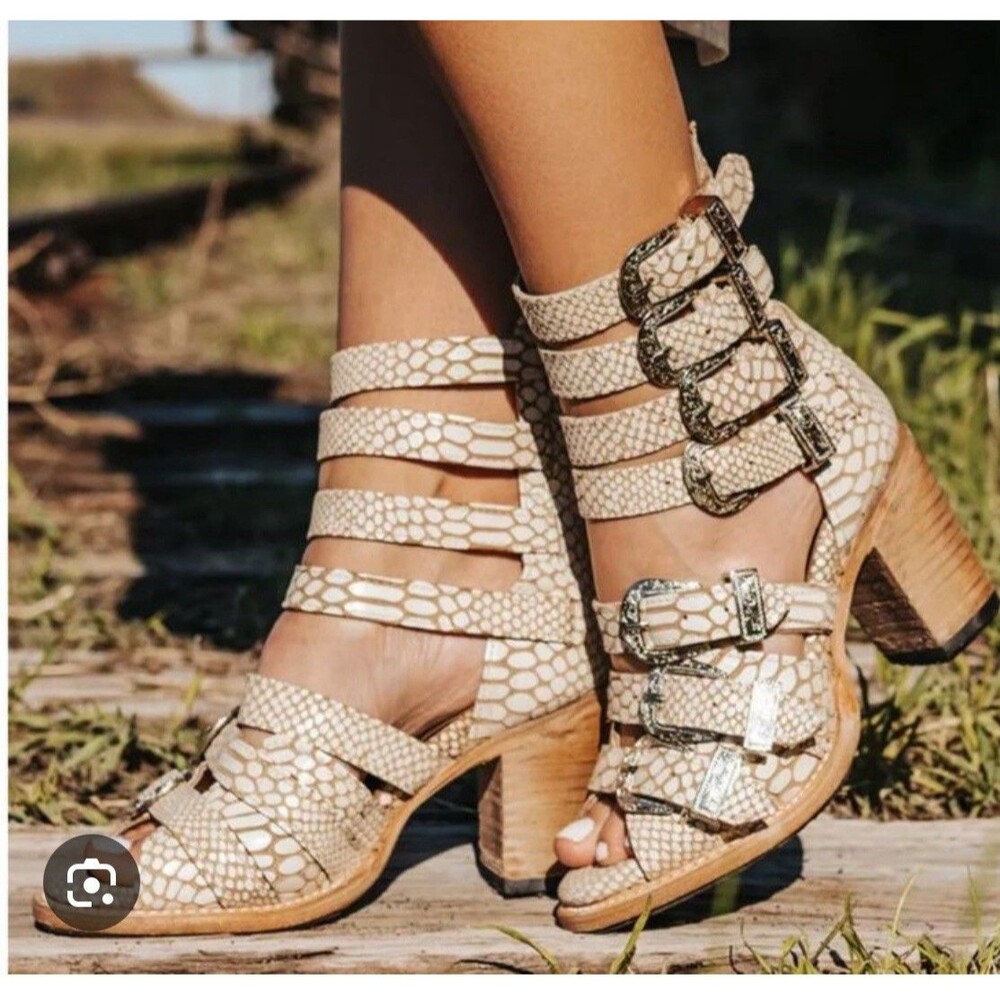 Freebird Snake Boots/ Sandals Sz 8 Gladiator ECU box/ bags I love offers